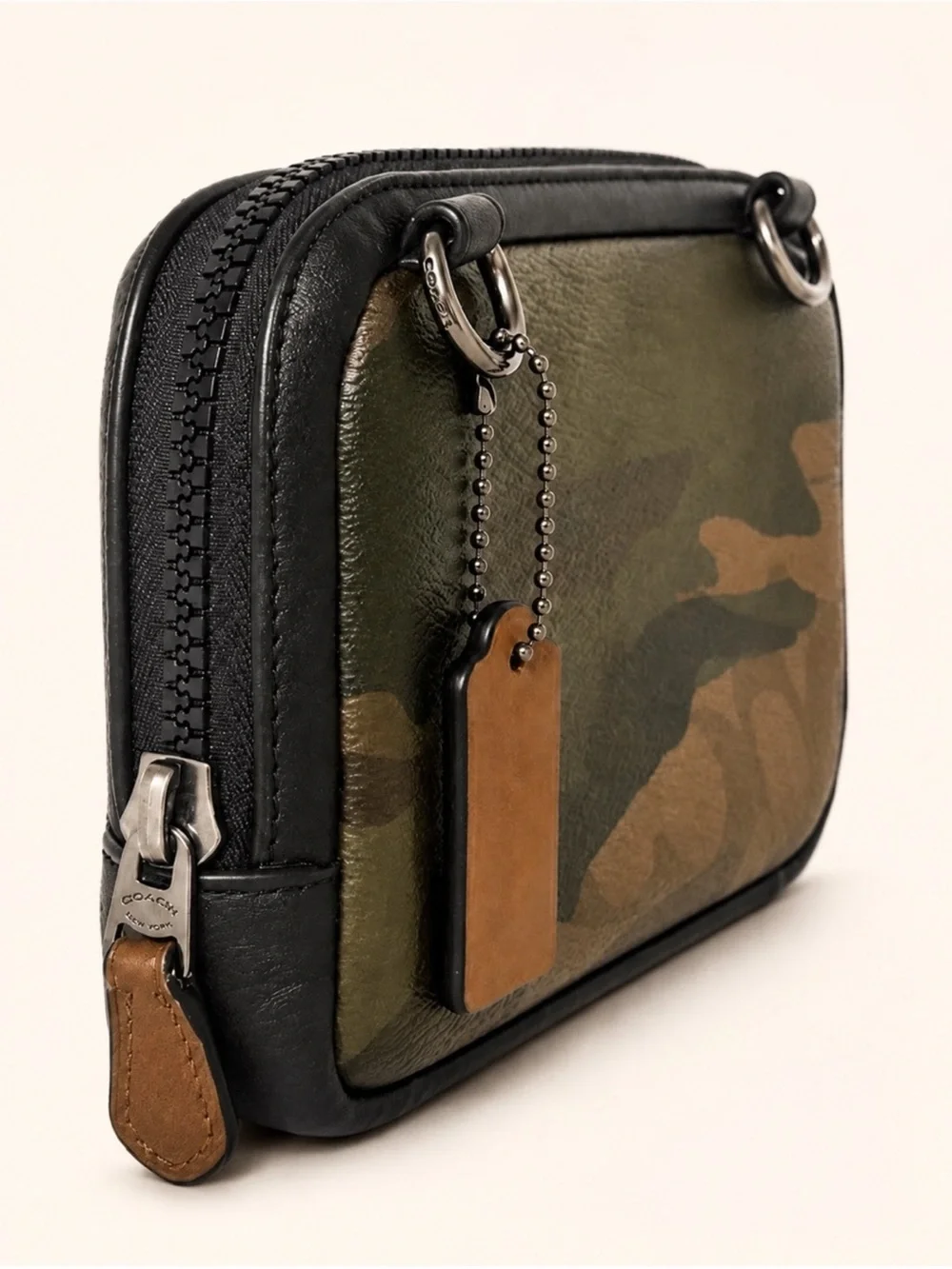 Coach Carrier Phone Crossbody Camo Signature Canvas C6774